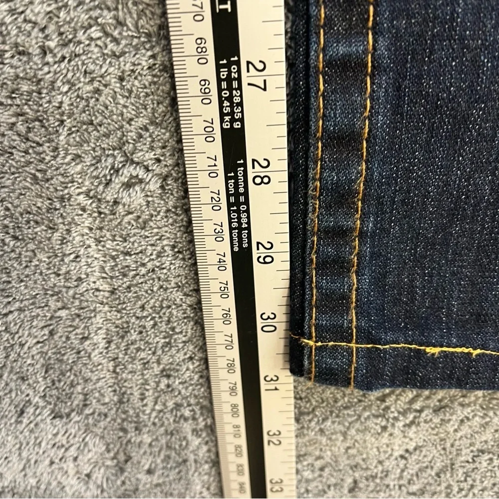 Y2K Vintage True Religion Joey Twisted Flare Dark Wash Low Rise 29W 31L Jeans - Picture 8 of 14